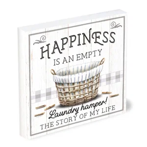 Shelfie Sitter Empty Laundry Hamper 5x5