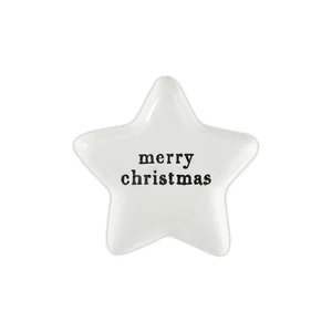 Ceramic Star - Merry Christmas