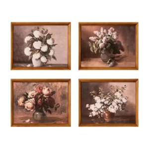 Antique Gold Framed Prints - Still Life Botanical (Sold Individually)