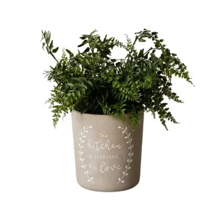Cement Crock - This Kitchen Is Seasoned with Love