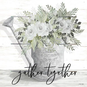Pallet Art Gather Together Watering Can 10x10