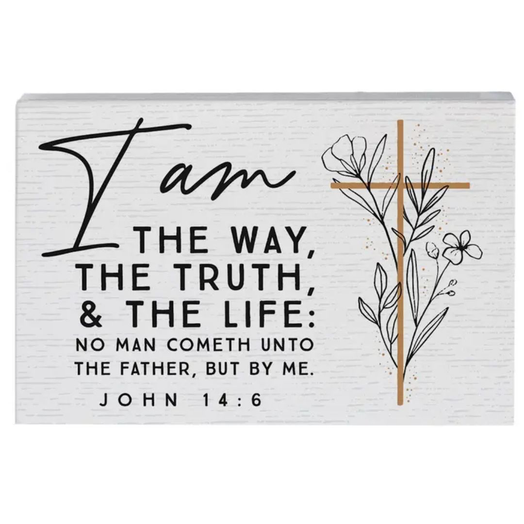 Image of I Am the Way Cross – Small Talk Rectangle