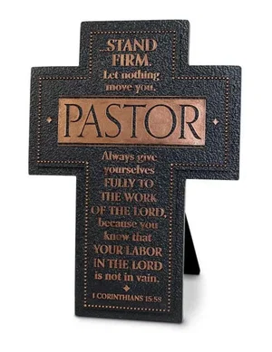 Tabletop Cross Stand Firm Pastor