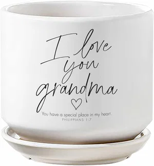 Planter I Love You Grandma Philippians 1
