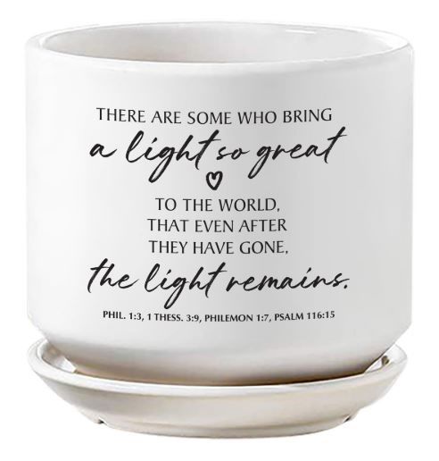Image of Planter A Light So Great To The World