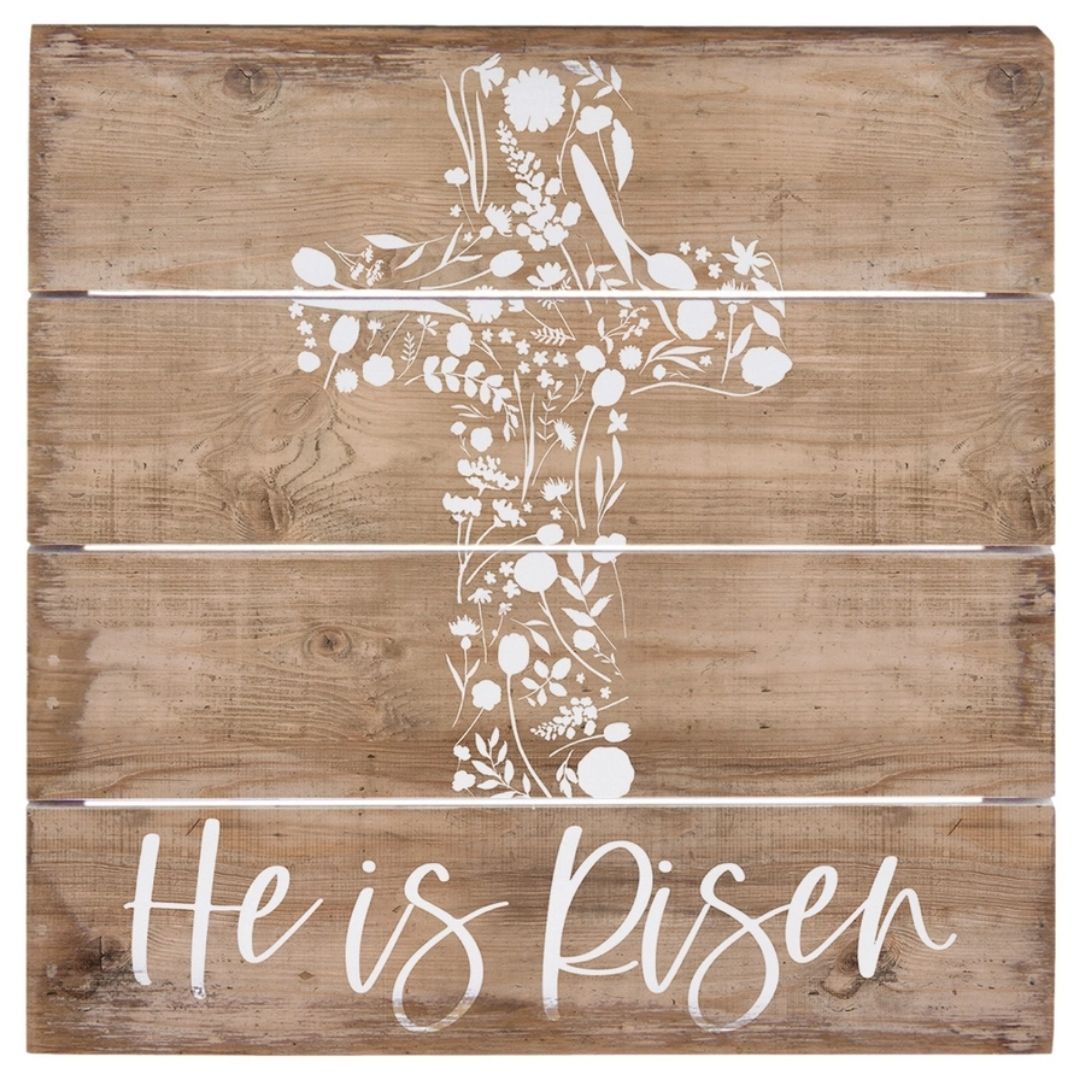Image of He Is Risen Cross – Perfect Pallet Petite