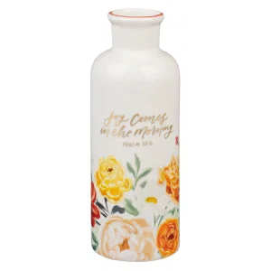 Table Vase Joy Comes in The Morning Ps. 30:5