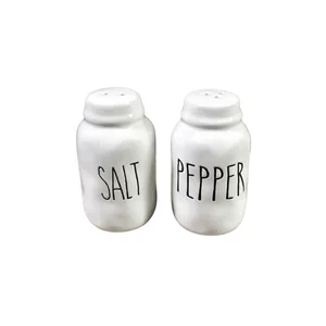 Ceramic Farmhouse Modern Salt & Pepper Shaker