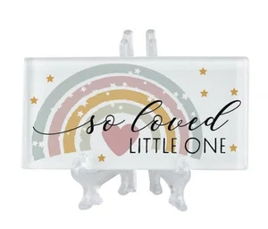 TBLTOP Tile Loved Little One White