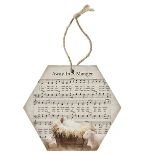 Away In A Manger Ornament