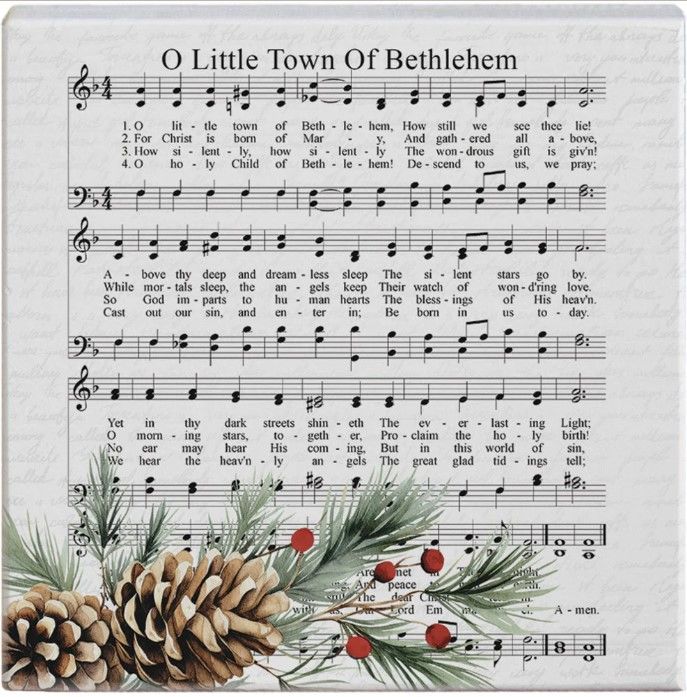 Image of Oh Little Town Greenery Block