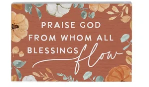 Praise God Blessings Block