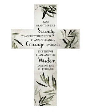 Wall Cross Serenity Prayer