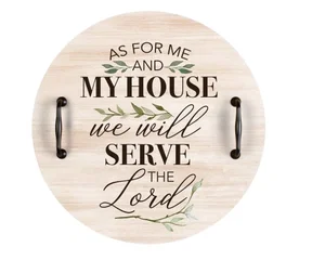 Wood Tray Serve The Lord