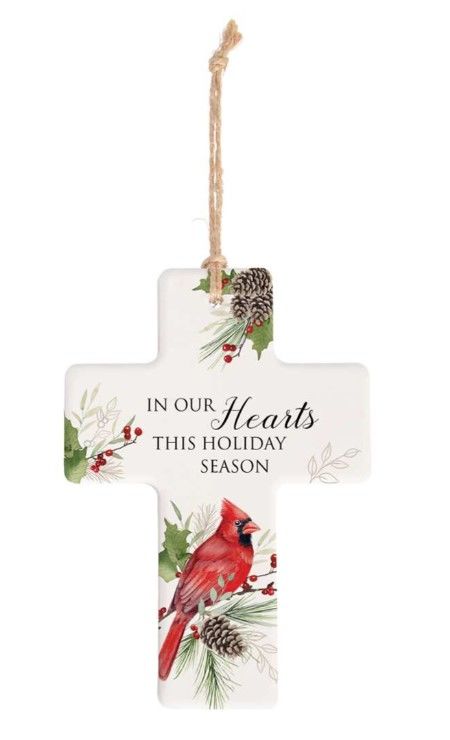 Image of Christmas Cross Orn-In Our Hearts
