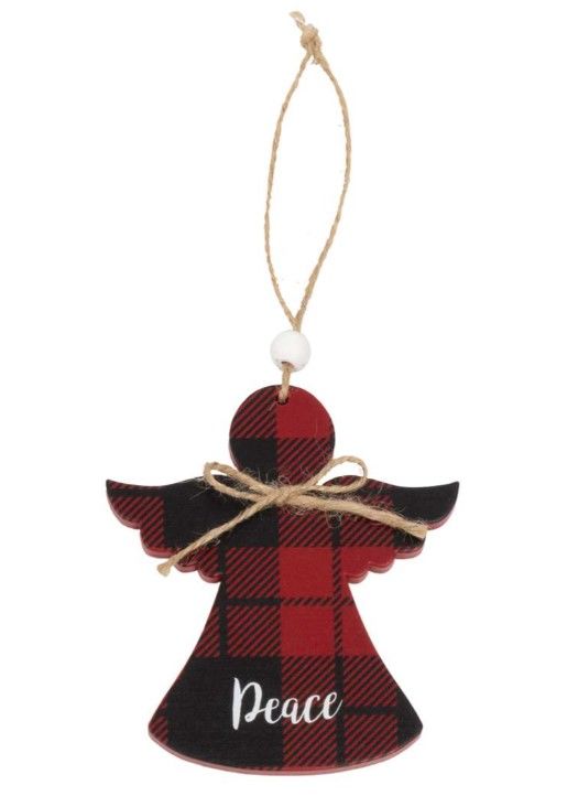 Image of Christmas Orn Peace Angel