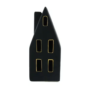 LED House w/Gold Large