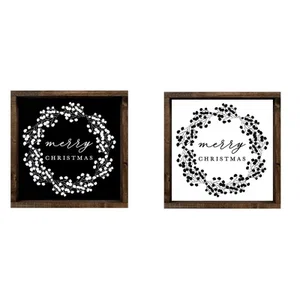 2 Assorted Wreath signs (Sold Individually)
