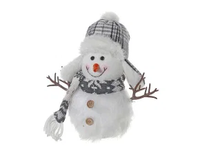 Winter Snowman Plush Sitter