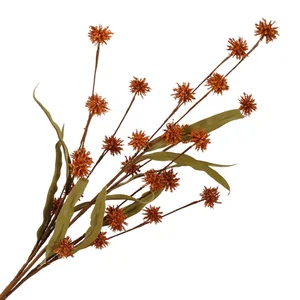 Fall Spray Sanicula Floral 29.5" Orange