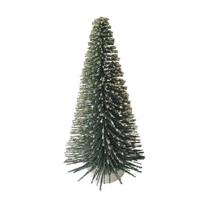 Green Glitter Tree 8"