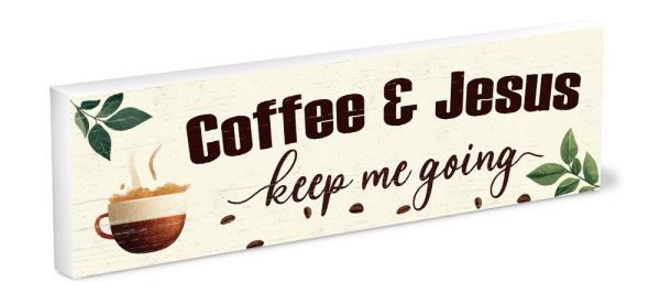 Image of Shelfie Sitter Coffee & Jesus 3×9