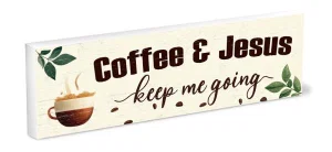 Shelfie Sitter Coffee & Jesus 3x9