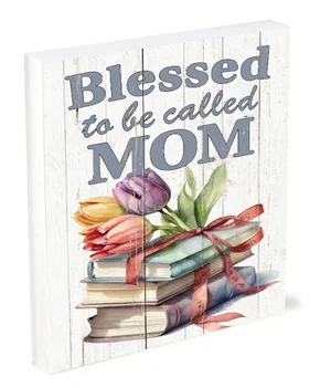 Shelfie Sitter Blessed to be Called Mom 4x5