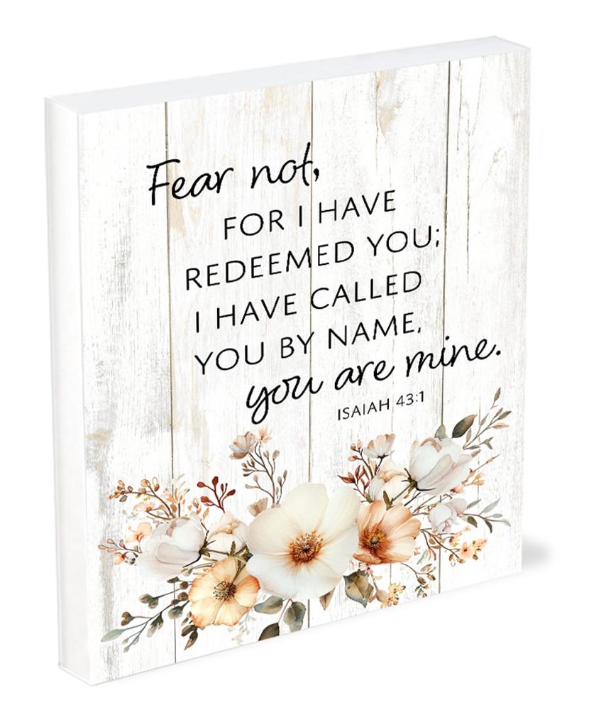 Shelfie Sitter For I Redeemed You 4x5