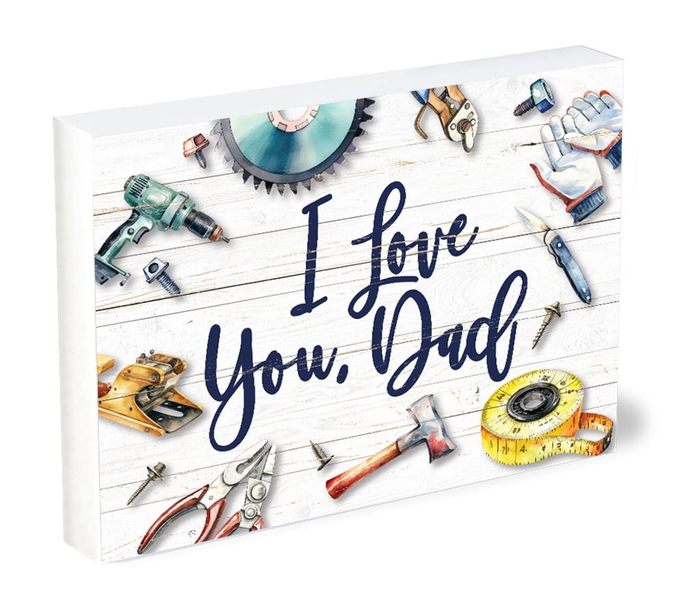 Image of Shelfie Sitter I Love You, Dad 4×5