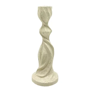 Taper Candle Holder 3"x 8" Polyresin