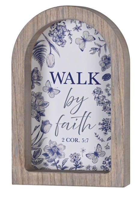 Framed Arch Walk By Faith 7X11