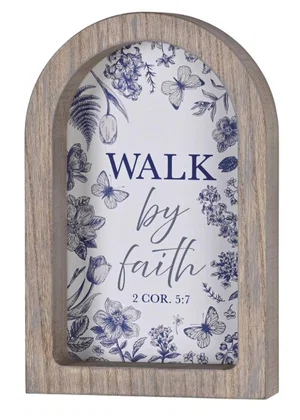 Framed Arch Walk By Faith 7X11