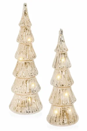 Tree w/ LED Glass Small 3.5X9