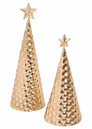 Cone Tree Small Iron Gold 5x12