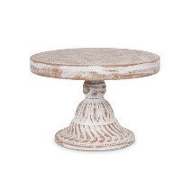 Short Vintage Ivory Metal Riser