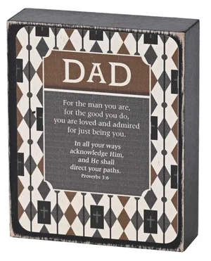 Tabletop Plaque Dad