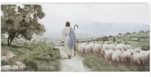 Jesus Shepherd Flock Block
