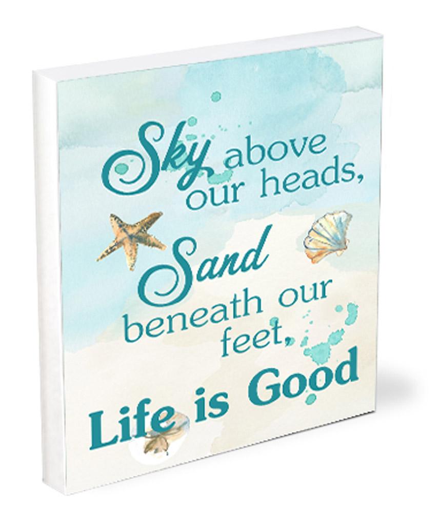 Image of Shelfie Sitter Life is Good- Beach 4″x5″