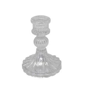 Glass Candleholder Clear