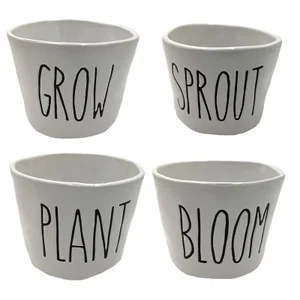 4 ASST Word Planter Small (Sold Invidually)