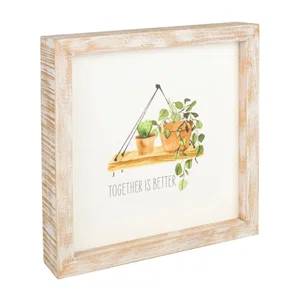 Together Better Framed Sign