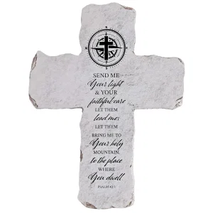 Tabletop Cross Compass Psalm 43:3
