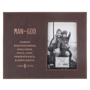 Photo Frame Brown Man of God 1 Tim. 6:11