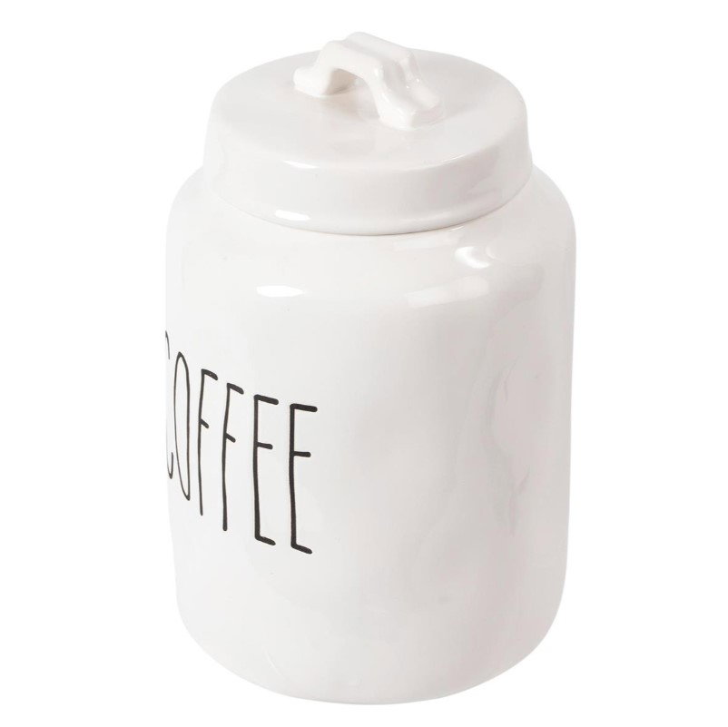 Farmhouse Modern Ceramic Coffee Jar
