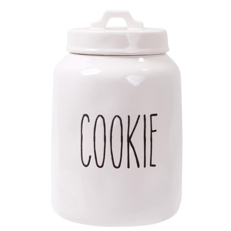 Image of Farmhouse Modern Ceramic Cookie Jar