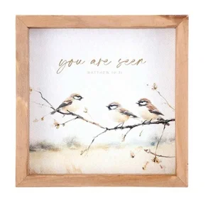 Framed Linen You Are Seen