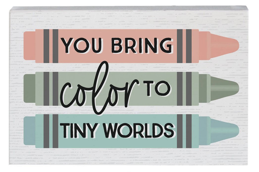 Bring Colour Crayons Block
