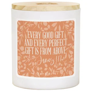 James 1:17 Fall Candle