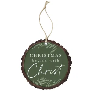 Christmas Begins Christ Ornament